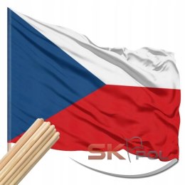 Flaga Czechy Czeska Republika Czeska 112x70cm PREMIUM + Drzewiec Komplet